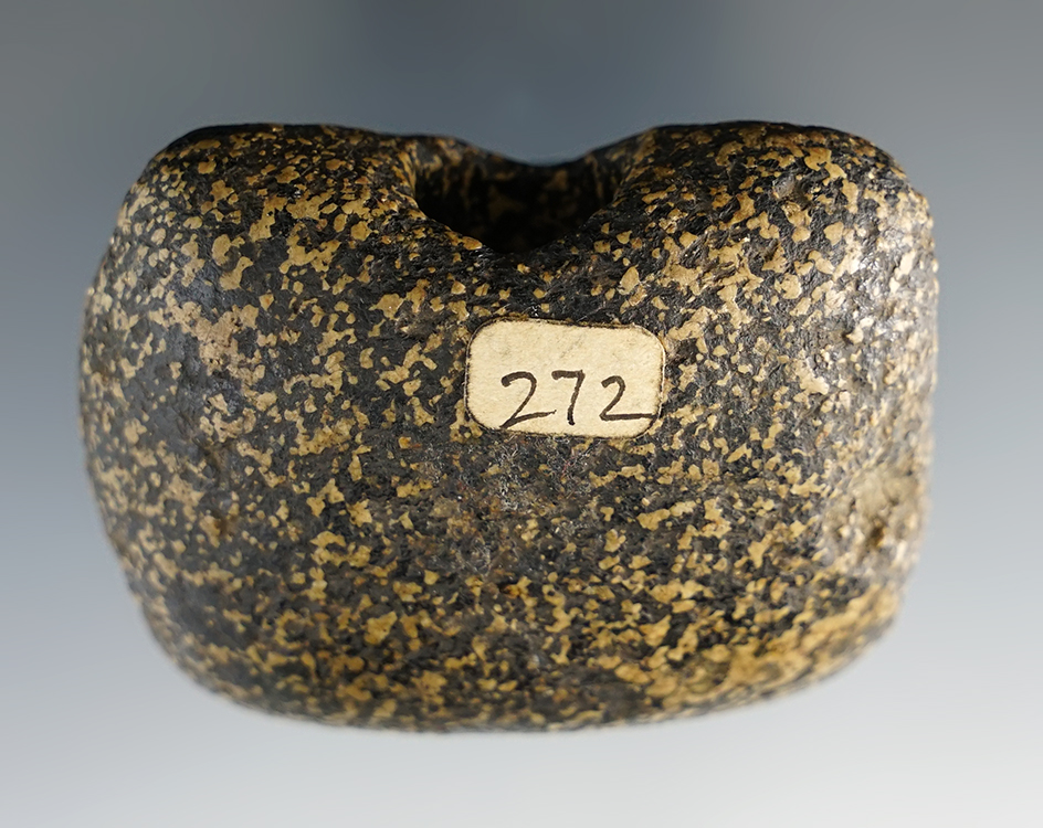 2 1/4" Hardstone Bannerstone found in the Midwestern U.S.