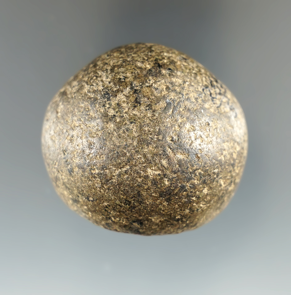 1 3/4" hardstone Cone - very nicely styled - found on the Hale farm, Richland Co., Ohio.