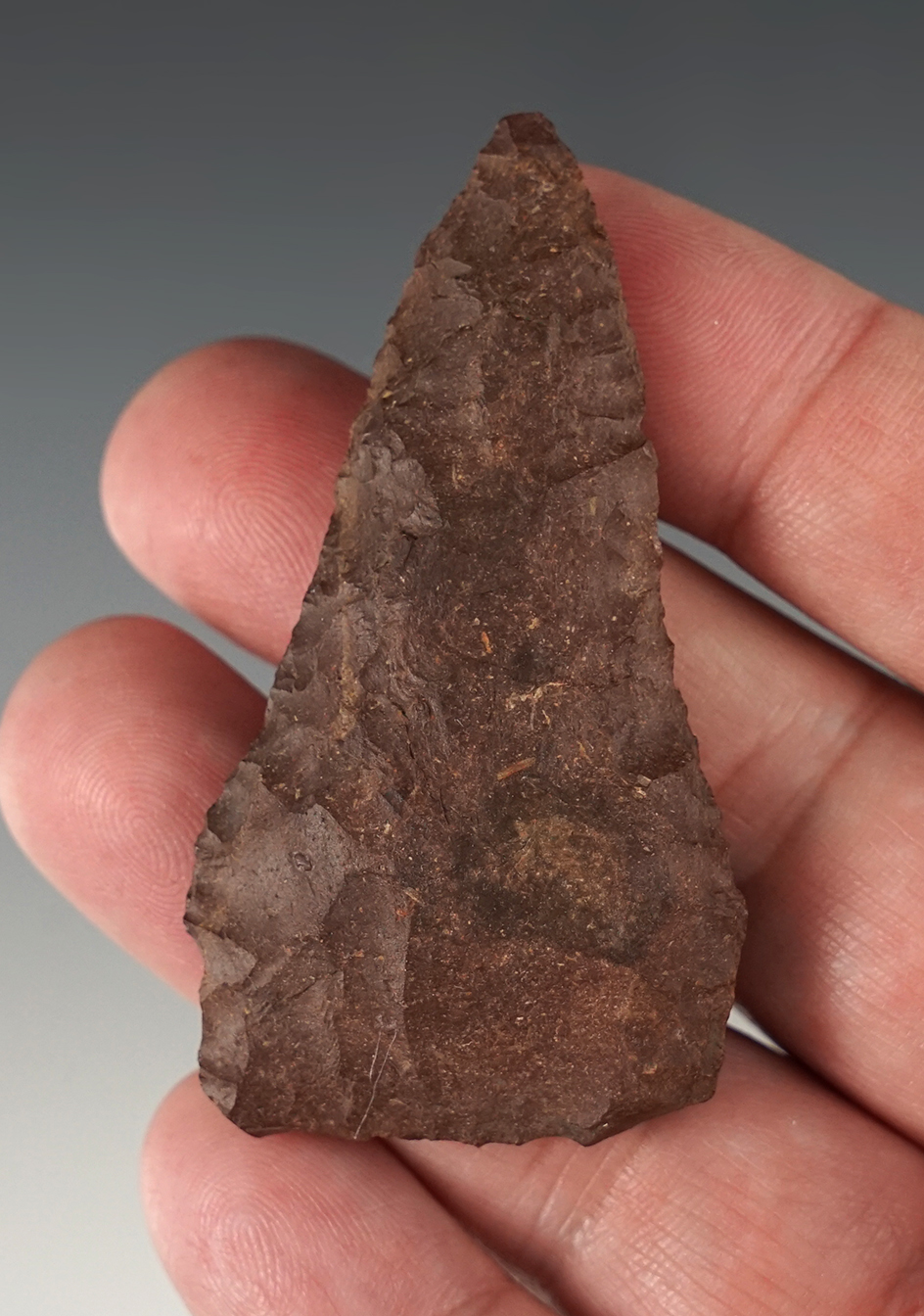 2 9/16"  Plateau Pentagonal made from brown Jasper. Found in Klickitat Co., Washington.