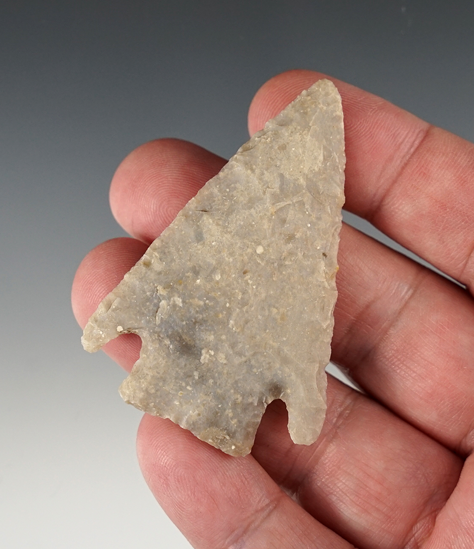 Nicely made 2 7/16" Castroville found in Uvalde Co., Texas. Comes with a Bill Arnold COA.