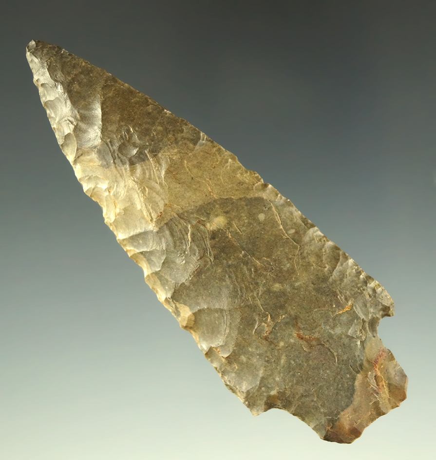 3 7/16" Dickson found in Oklahoma. Comes with a Rogers COA.