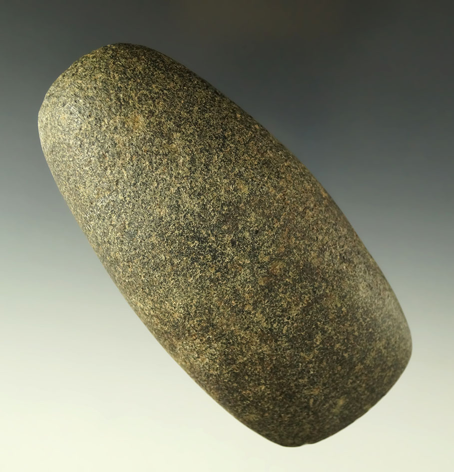 4 1/2" Hardstone Celt that is very well made in excellent condition found in Huron County Ohio.