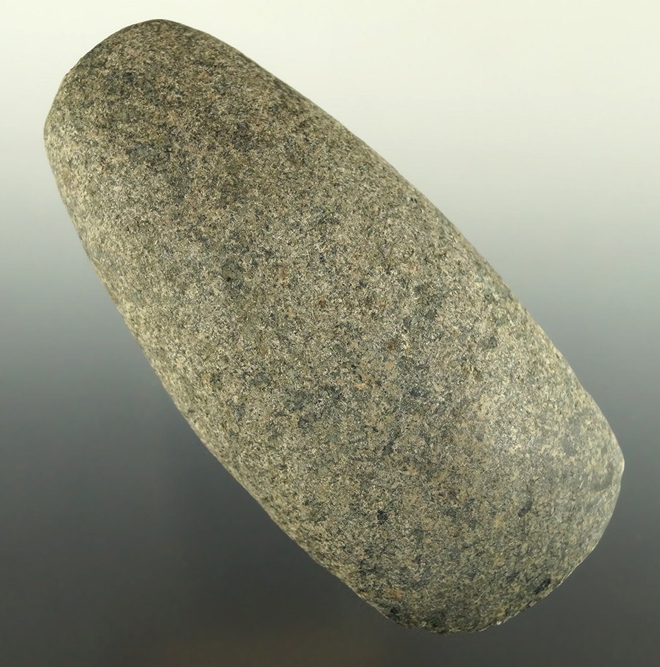 5 1/16" Hardstone Celt found in Michigan. From the pre-1950s collection of Phil Wagle.