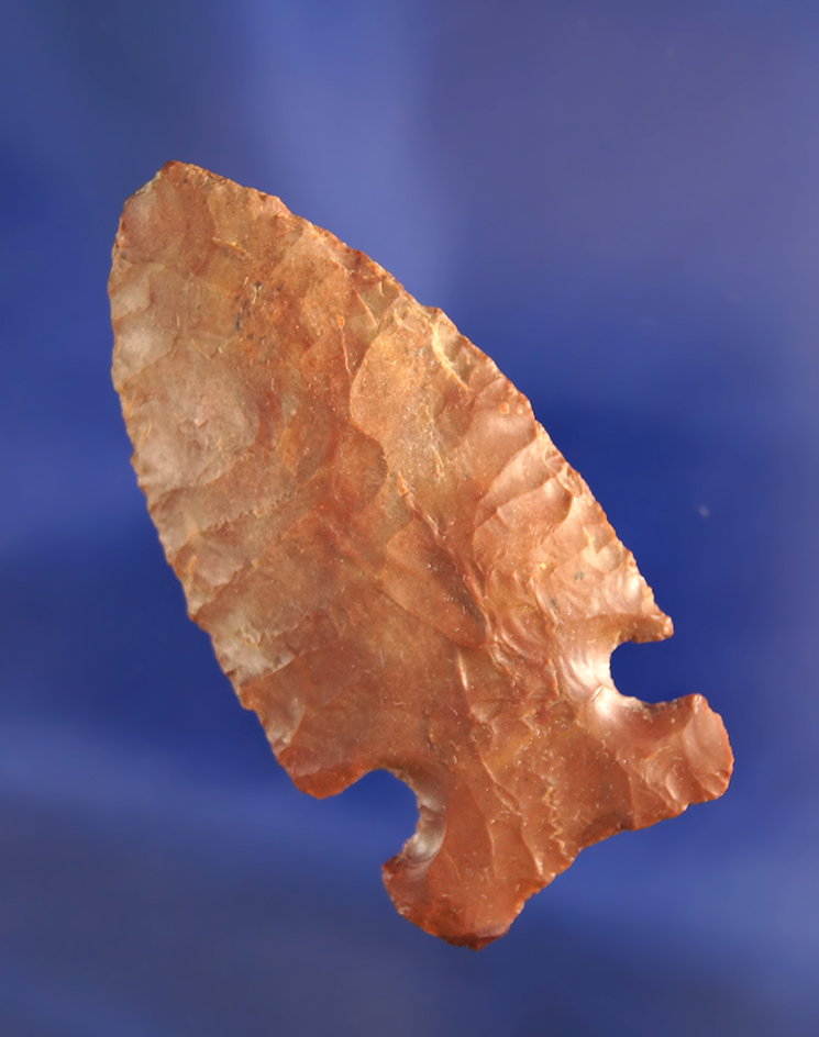 2 3/16" nicely styled Sidenotch point found in Klickitat County Washington near the Columbia River.