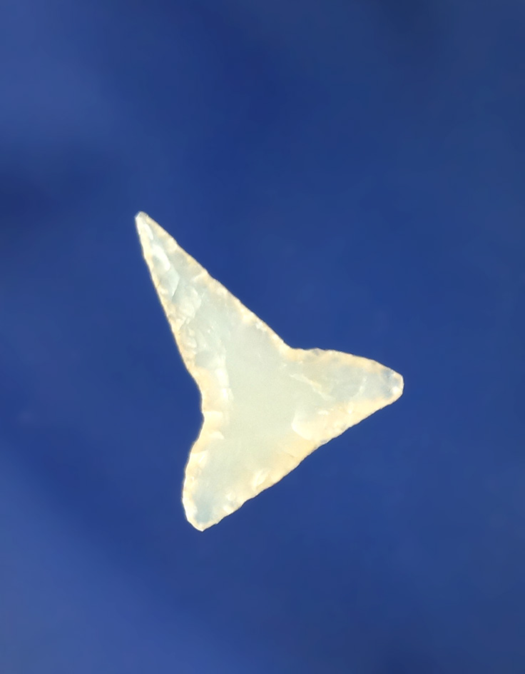 Very unique 5/8" Miniature Drill made from high-grade chalcedony found near the Columbia River.