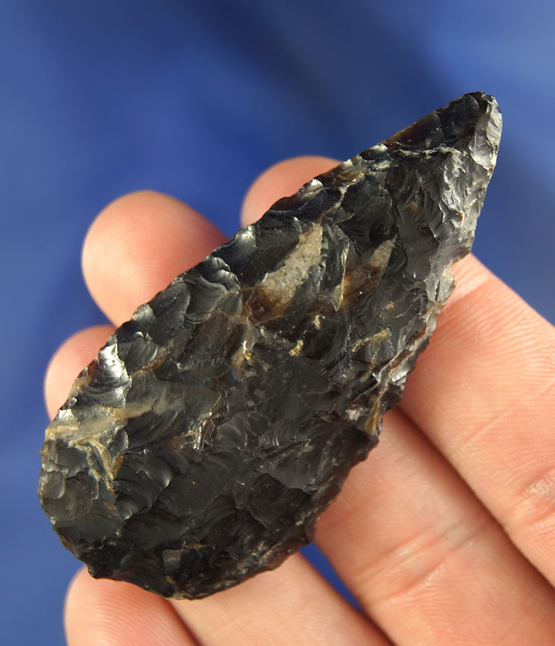 2 9/16" Leaf Blade found near Tulare Lake, California. Ex. County Hudson collection.