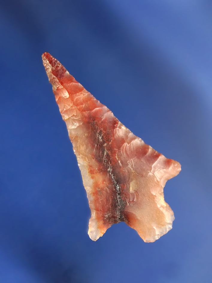 1 7/16" Rabbit Island made from exceptional multicolored semi translucent agate. Washington.