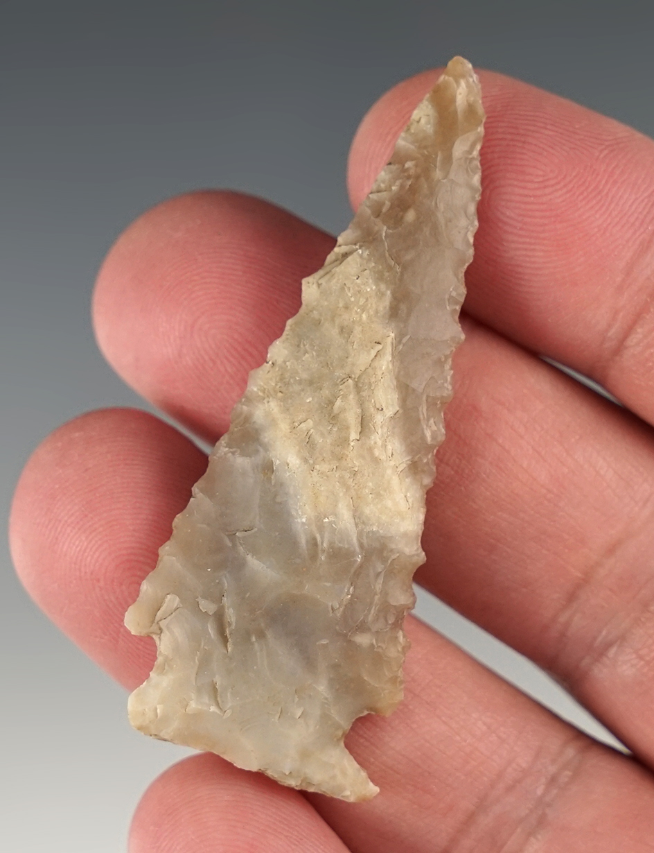 2 1/4" Ensor made from Edwards Plateau. Found in Texas.