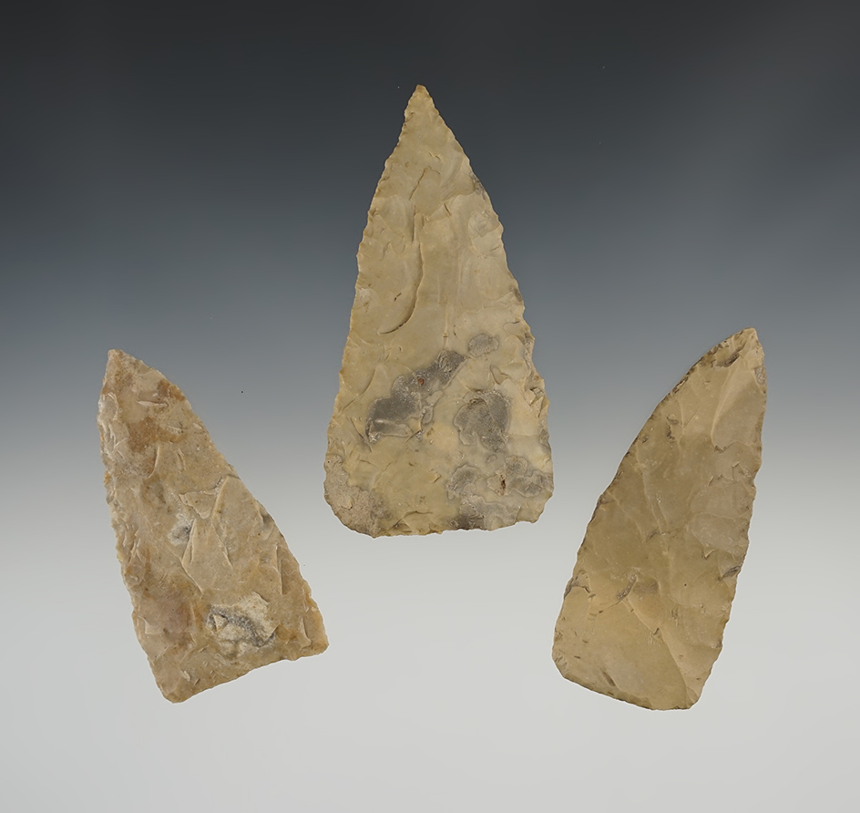 Set of 3 Texas Blades in good condition. The largest is 3 1/2".