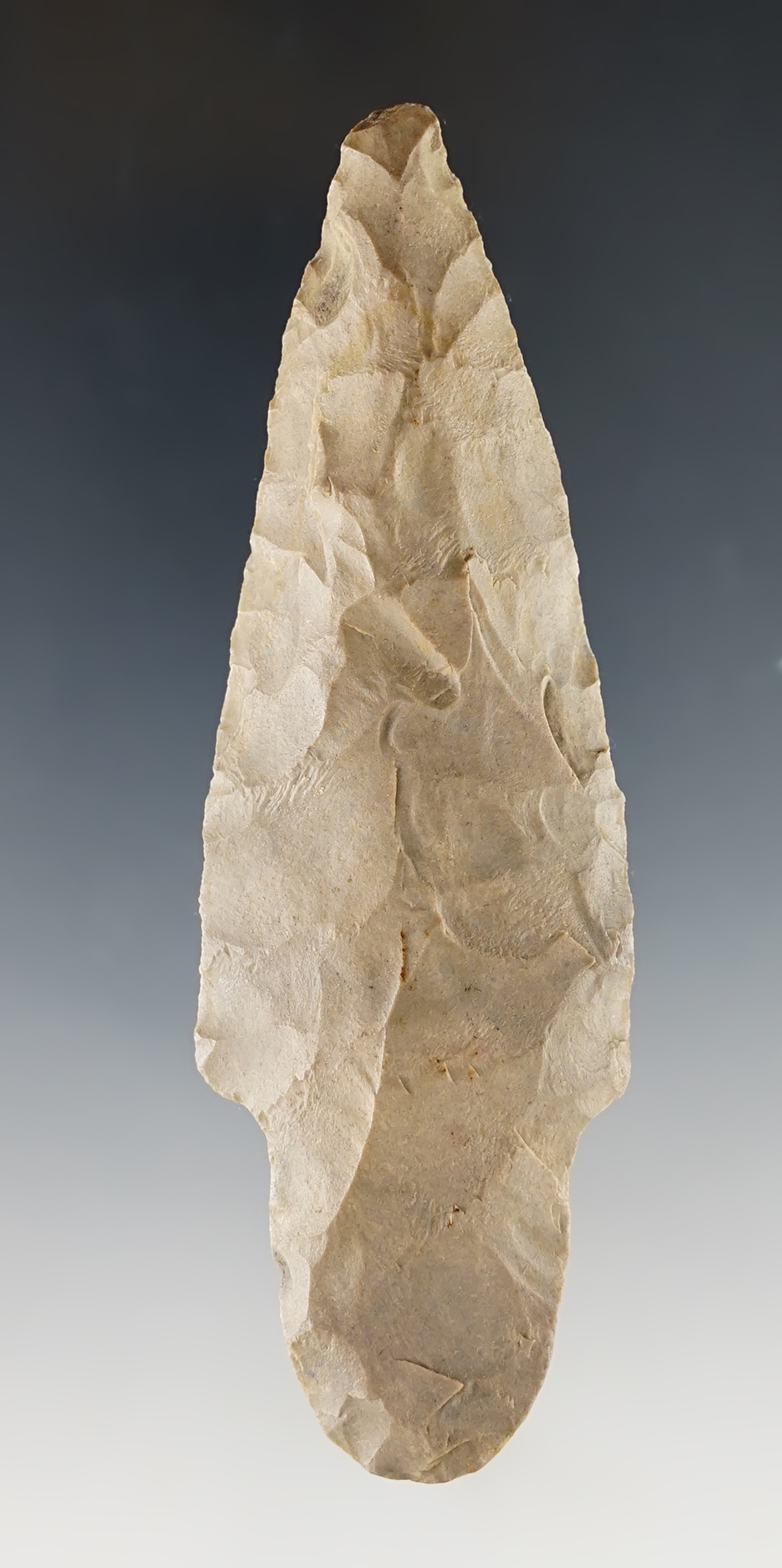 4 1/16" Adena in good condition. Found in Boone Co., Kentucky. Comes with a Bennett COA.