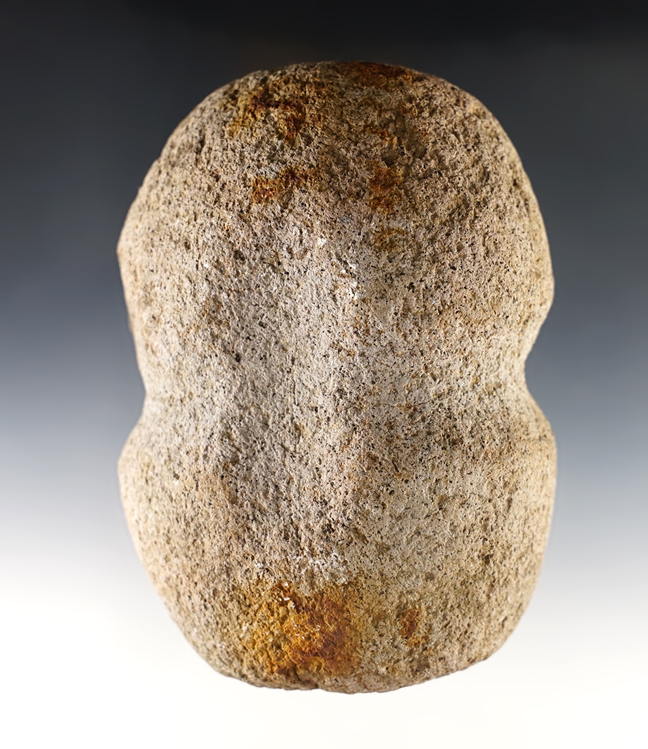 Nice 4 5/8" Grooved Net Weight found close to the Dalles, Oregon. Hardstone. Bennett COA.