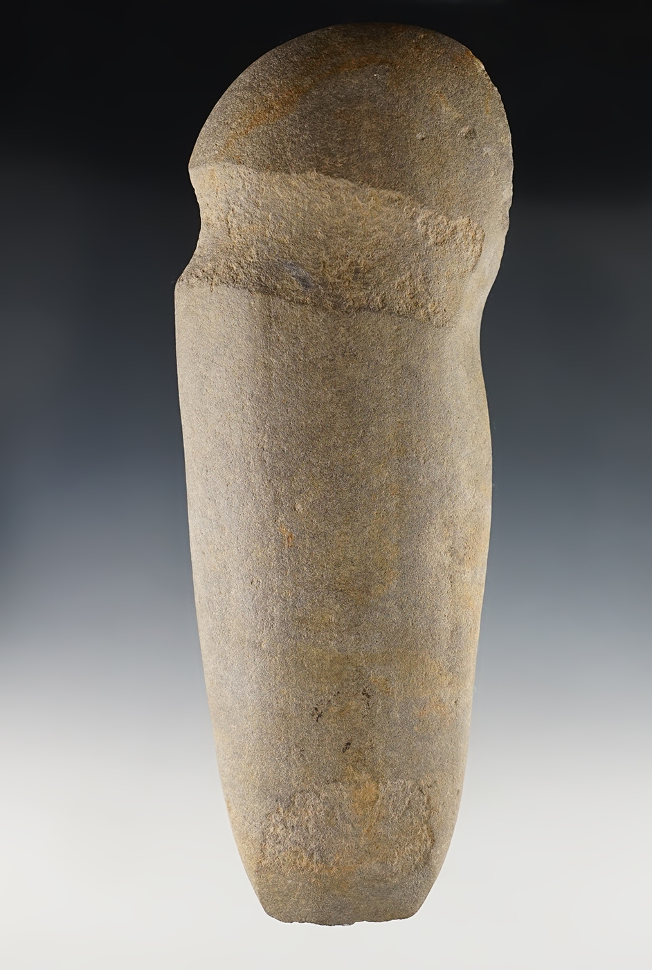 8 5/8" Slant Groove Axe found close to the Susquehanna River in New York.