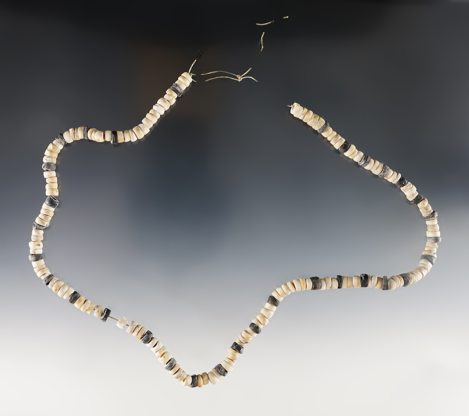 Nice 18" Drilled Stone Necklace found around the Northwest Coast of the U.S.