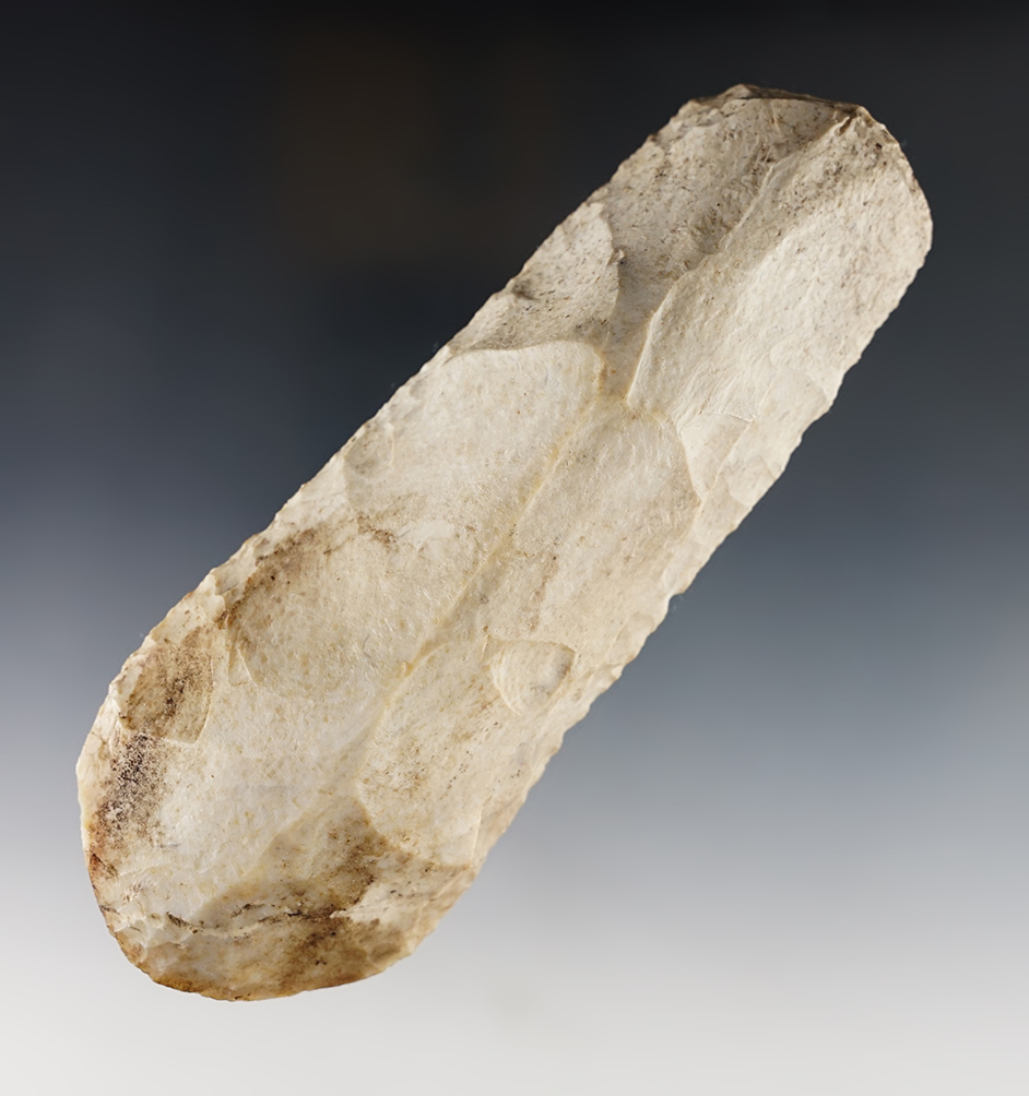 Well made Humped Back Flint Adze that measures 6 1/16".  Jackson Co., Illinois.