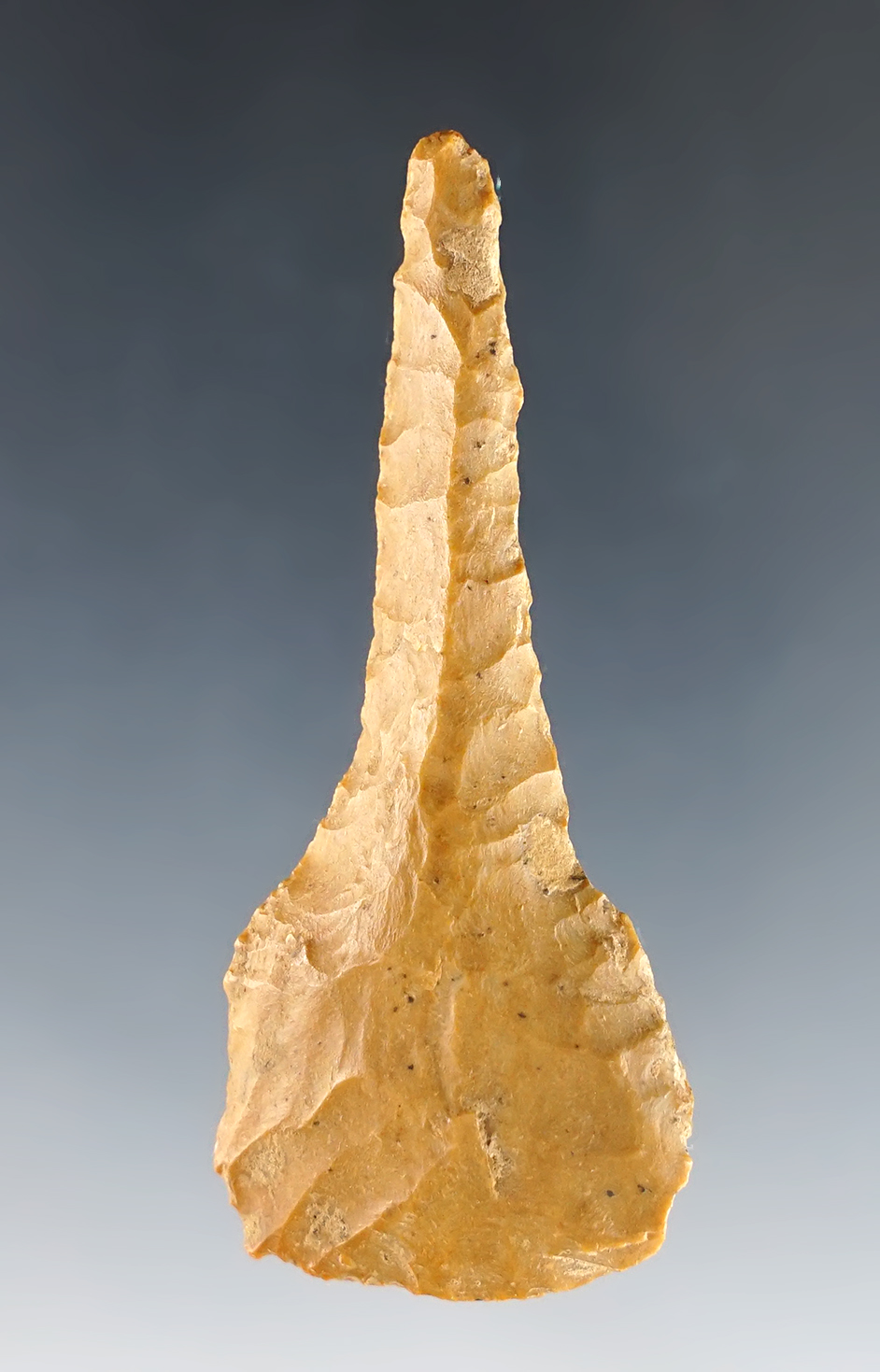 2 9/16" Drill found by Joseph Dillion in Calloway Co., Kentucky. Well patinated.