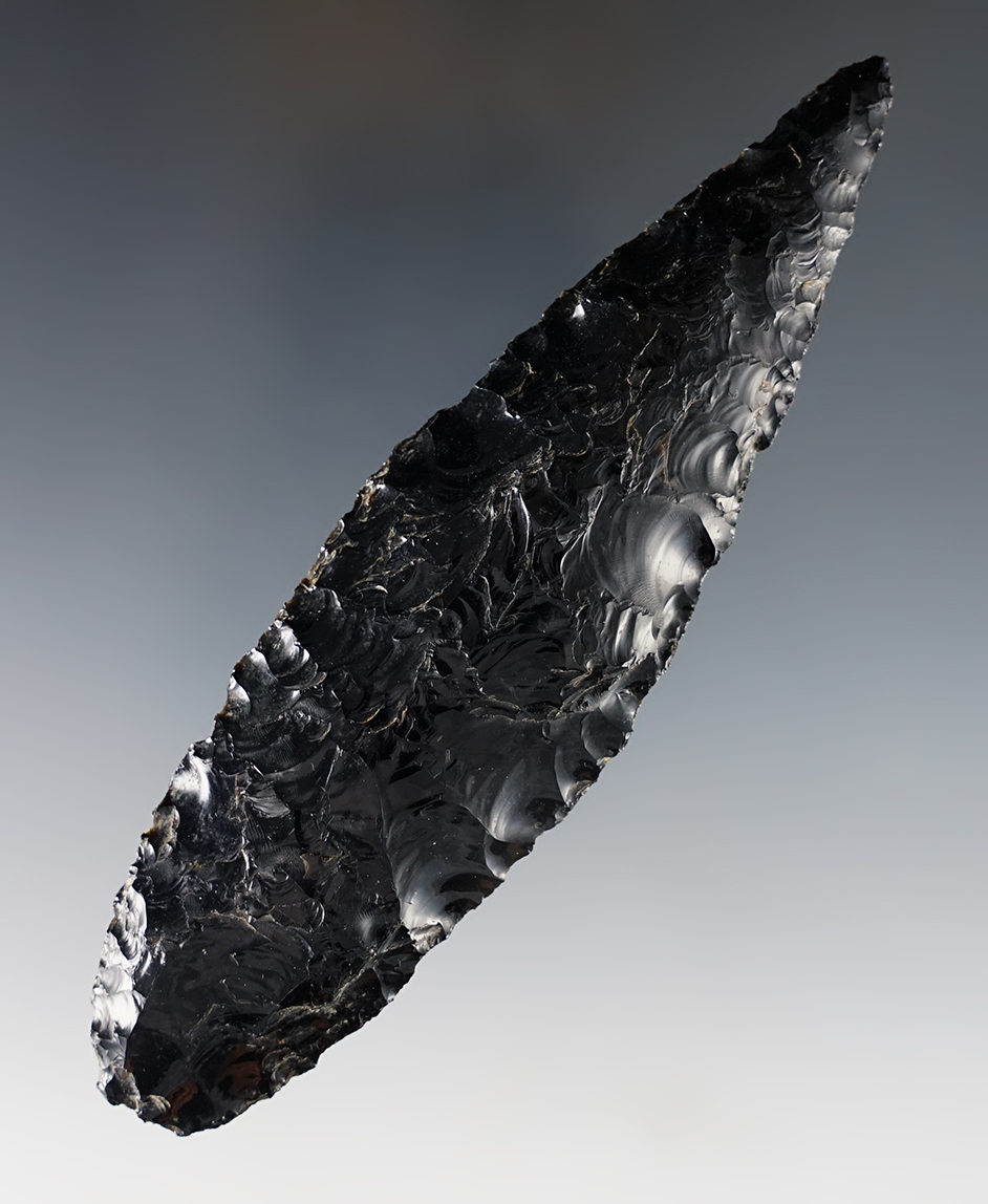 4 7/8" Cascade found by Fred Heimbigner in Warner Valley located in Lake Co., Oregon. COA. 