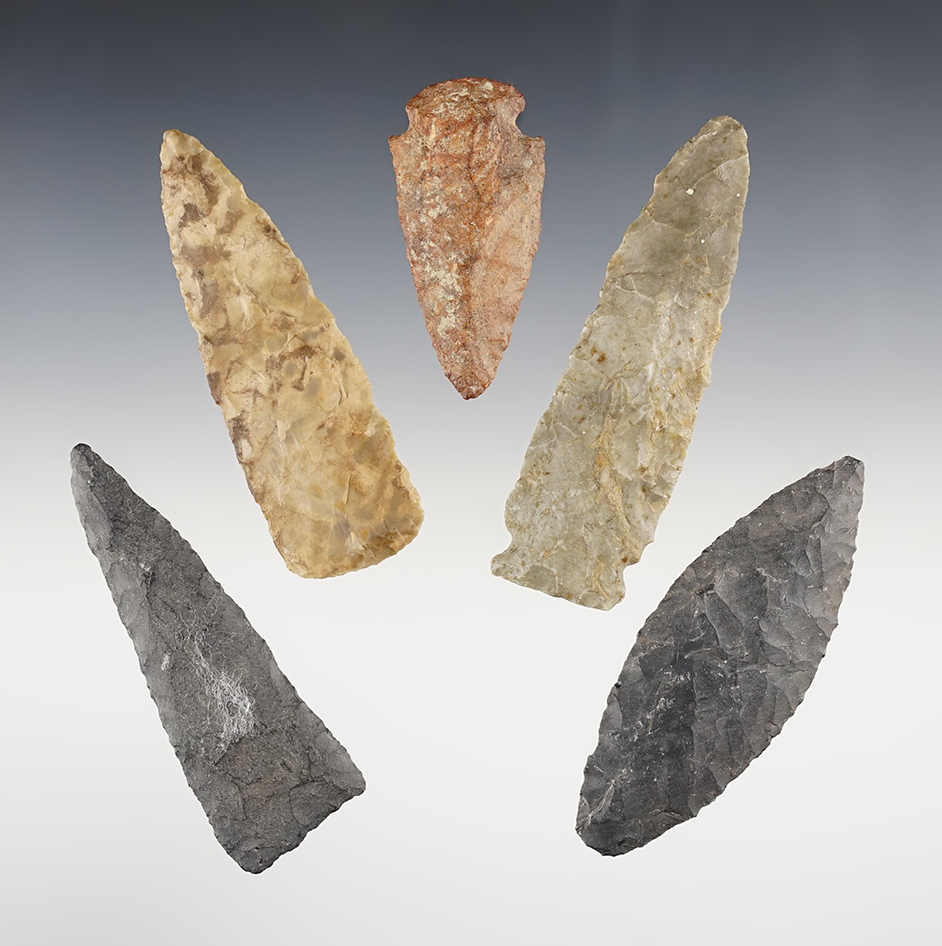 Set of 5 nice points. 4 are from Oregon and 1 is from Montana. The largest is 3 11/16".