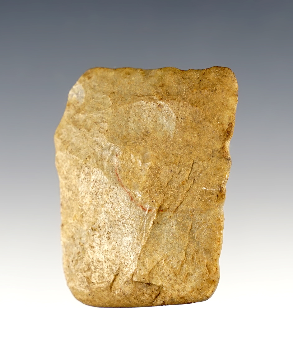 Heavily polished Paleo Knife found in Hardin Co., Tennessee. 