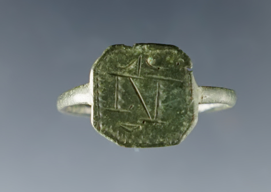 Very nice Trade Ring found at White Springs, Geneva, New York. 