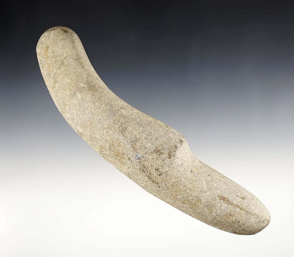 7 3/4" long Rare Adze Handle found in Northwestern California. Made from Basalt.