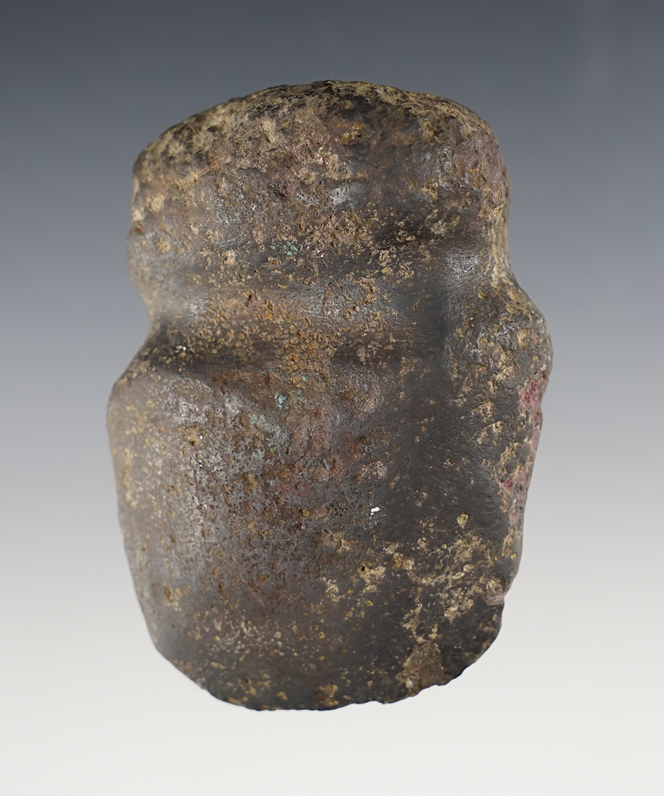 Well patinated 3" Full Groove Hematite Axe found in Missouri. 