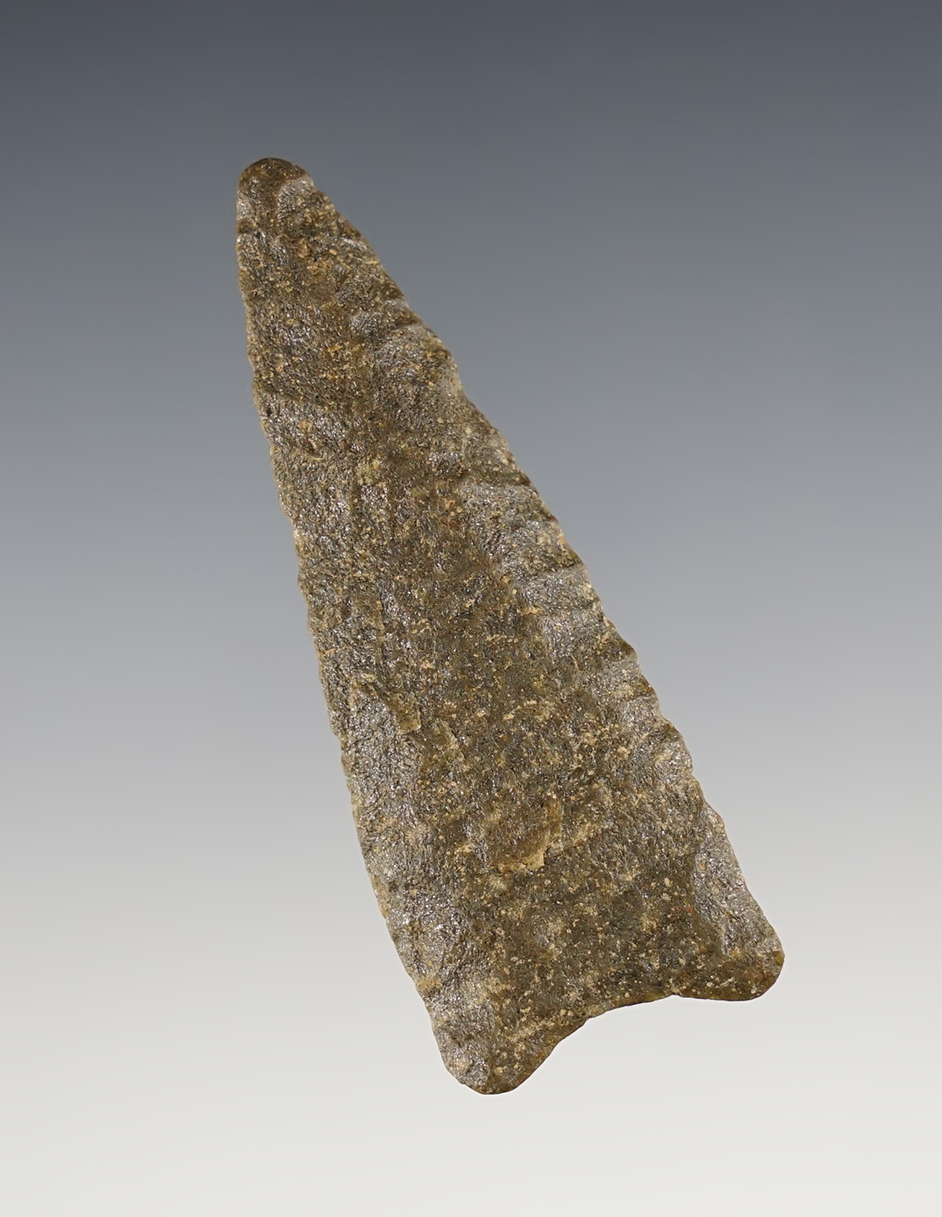 2 3/4" Meserve found in Haskell Co., Oklahoma. Spanish Diggings Quartzite. Jackson COA.