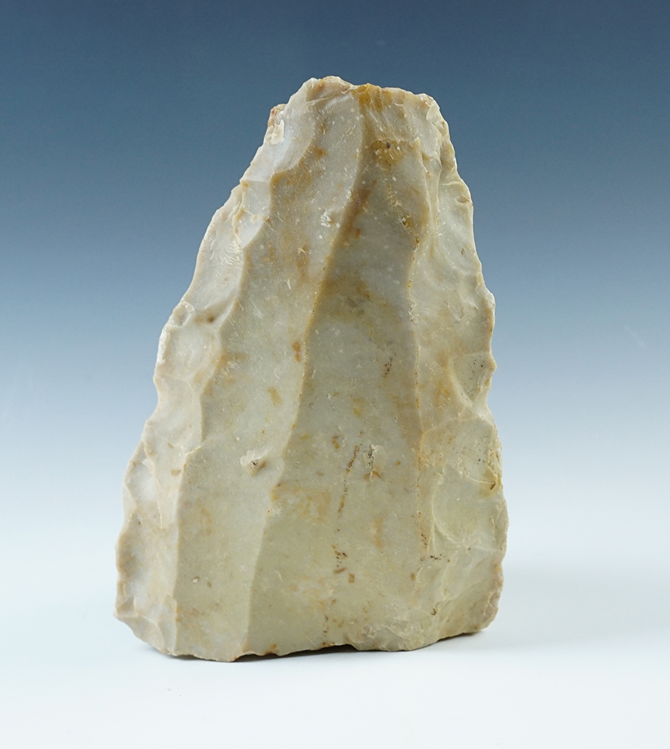 7" long Ancient Le Grand-Pressigny Flint Core found in France.