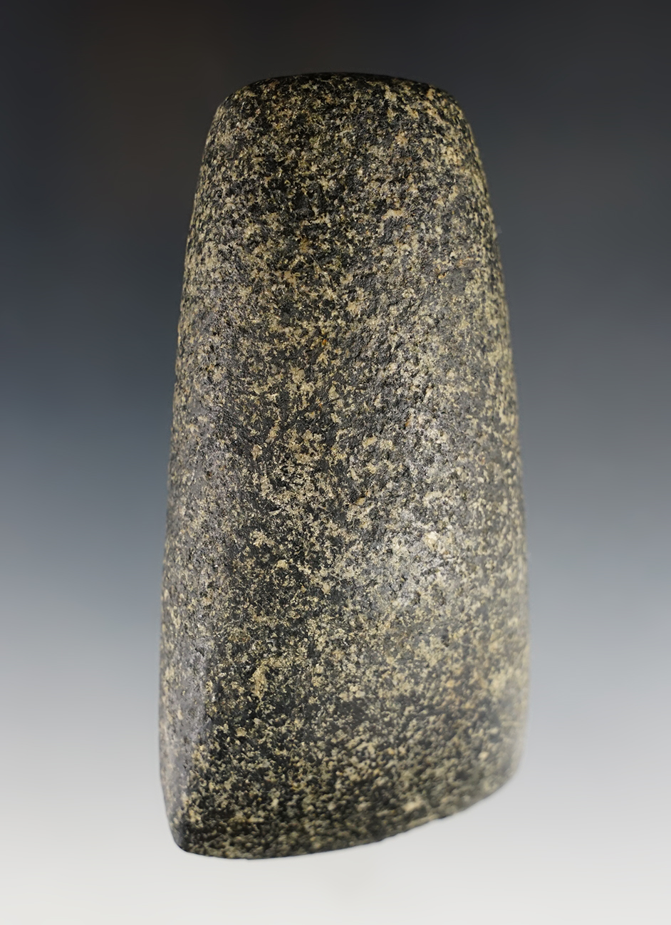 Nice 4 1/4" Hardstone Celt found in Delaware Co., Michigan.