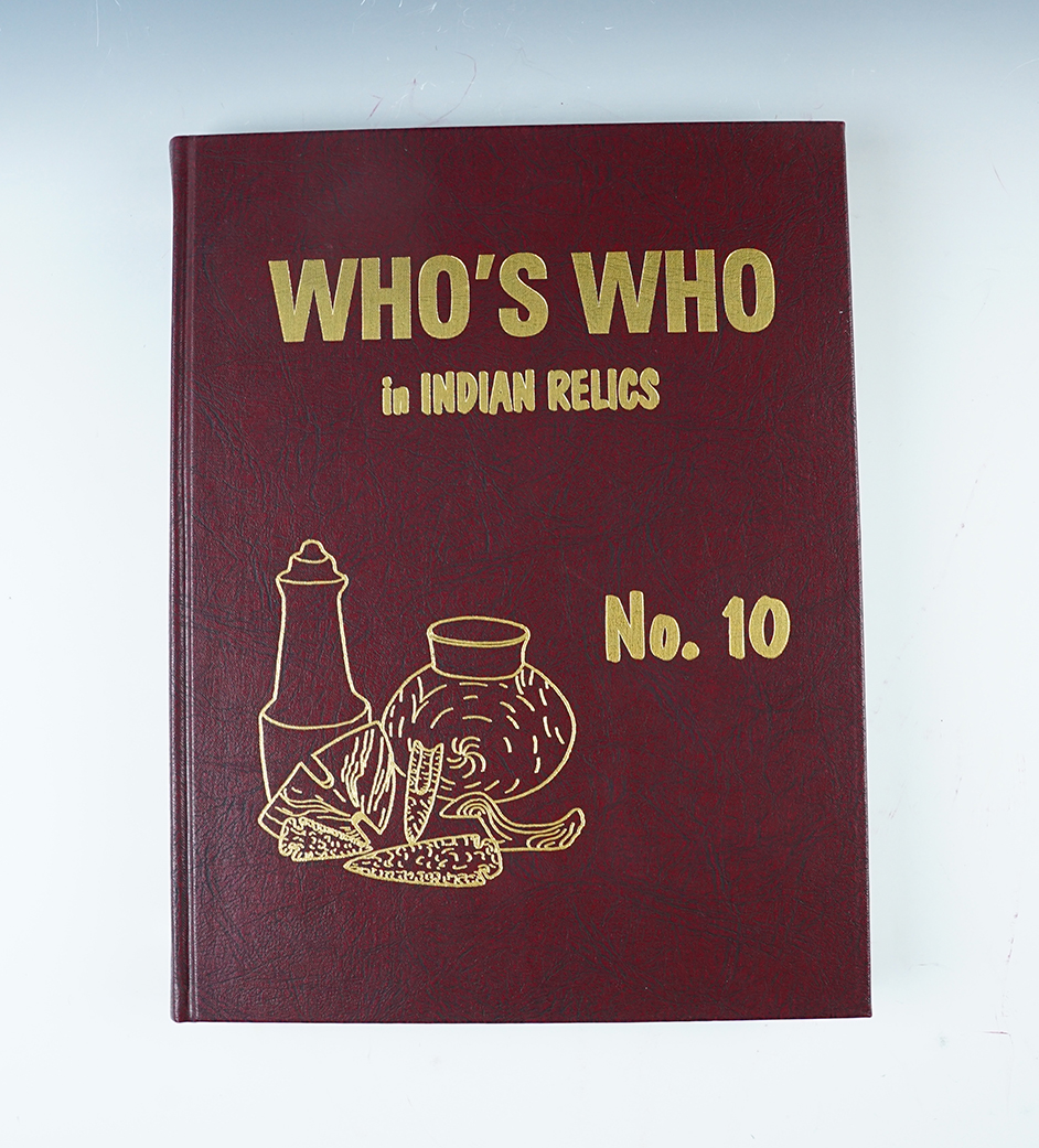 Hardback Book: Who's Who in Indian Relics, No. 10, First Edition 2000. Excellent condition, signed!