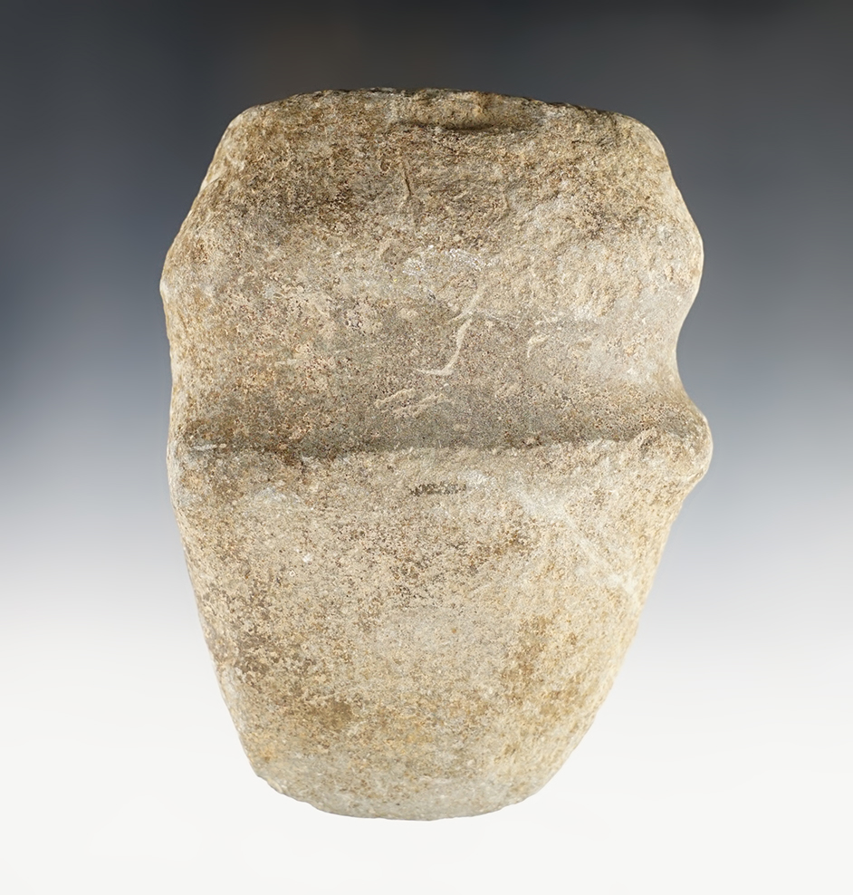 5 7/8" long 3/4 Groove Axe found near the Susquehanna River in Central, New York.