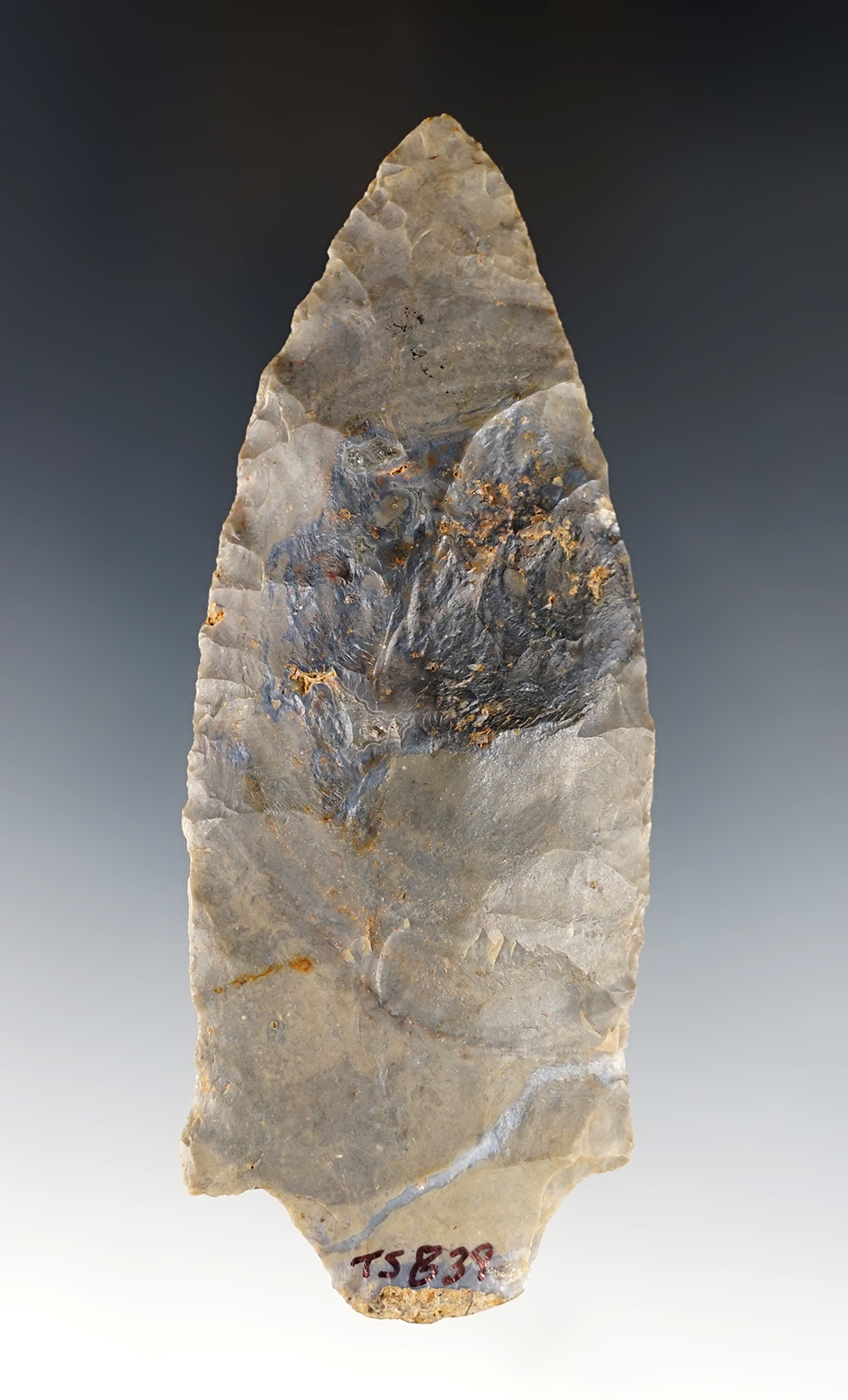 Well made 4 3/8" Hornstone Pickwick found in Kentucky with a very nice "Bullseye" pattern.