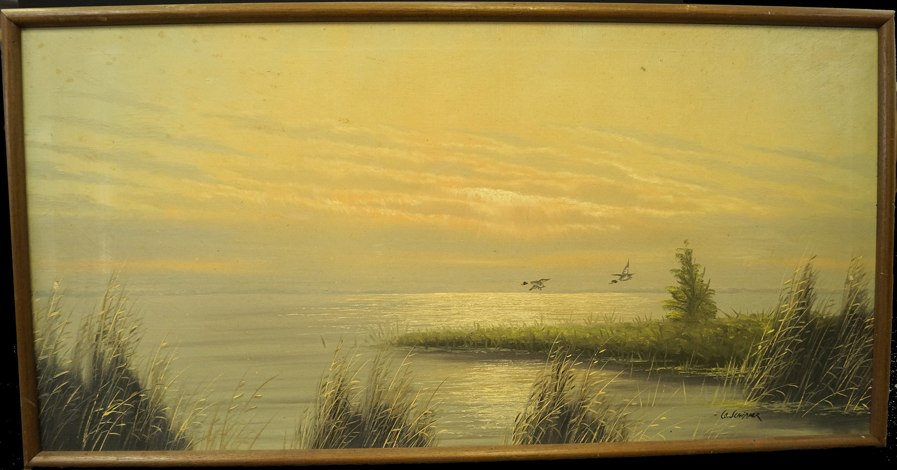 *Floor Only* 21" x 41" Original Painting.