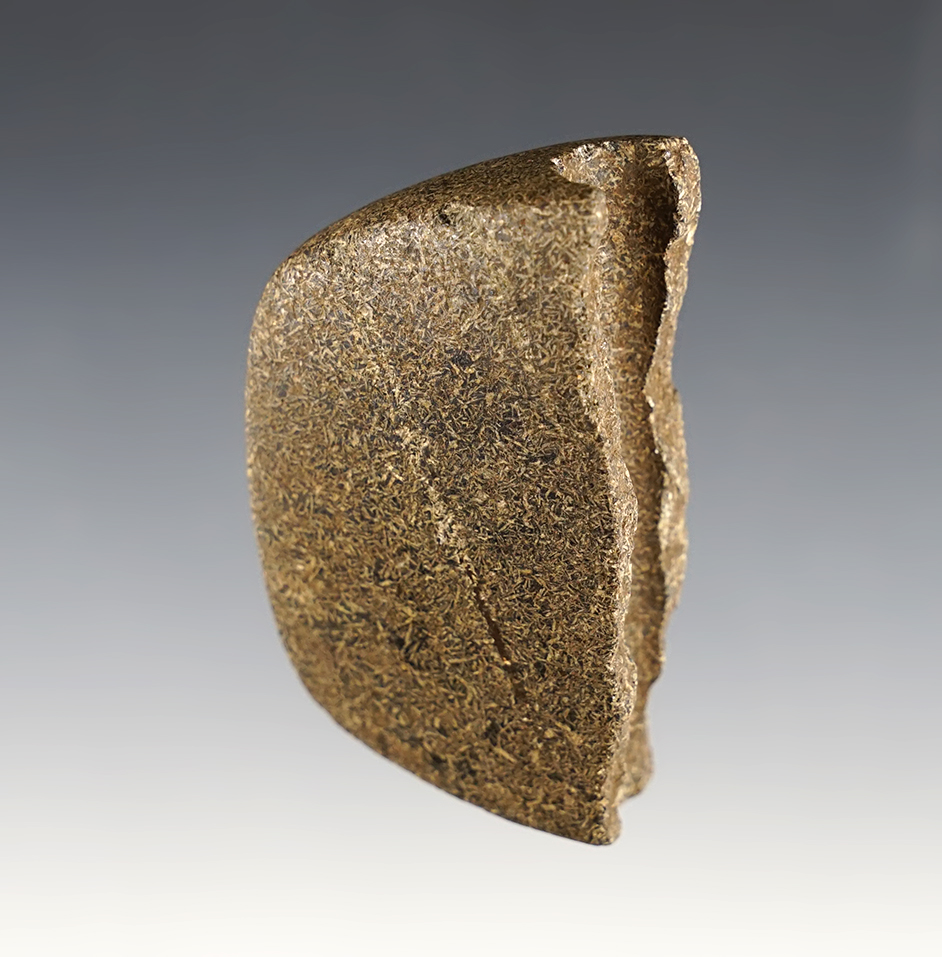 Incredible 2 9/16" Bannerstone half - polished Hardstone. Midwestern U.S. 