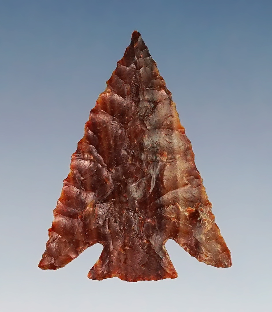 Very colorful 1 1/16" Columbia Plateau - incredibly thin. Foundnear the Columbia River. 