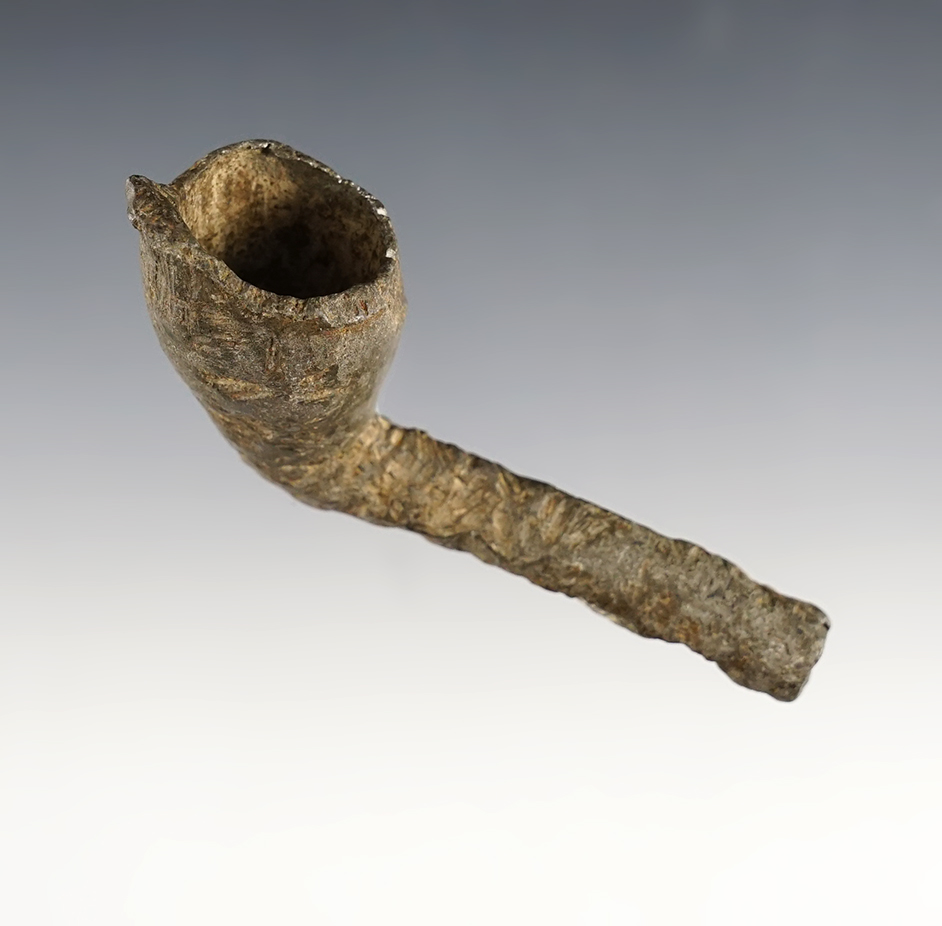 3 1/4" well patinated Lead Pipe recovered at the Townley Reed Site in Geneva, New York. 
