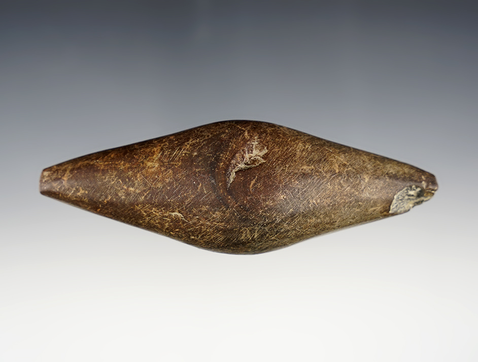 4 3/4" Undrilled Expanded Center Gorgetfound in Preble Co., Ohio. Ex. Cameron Parks. 