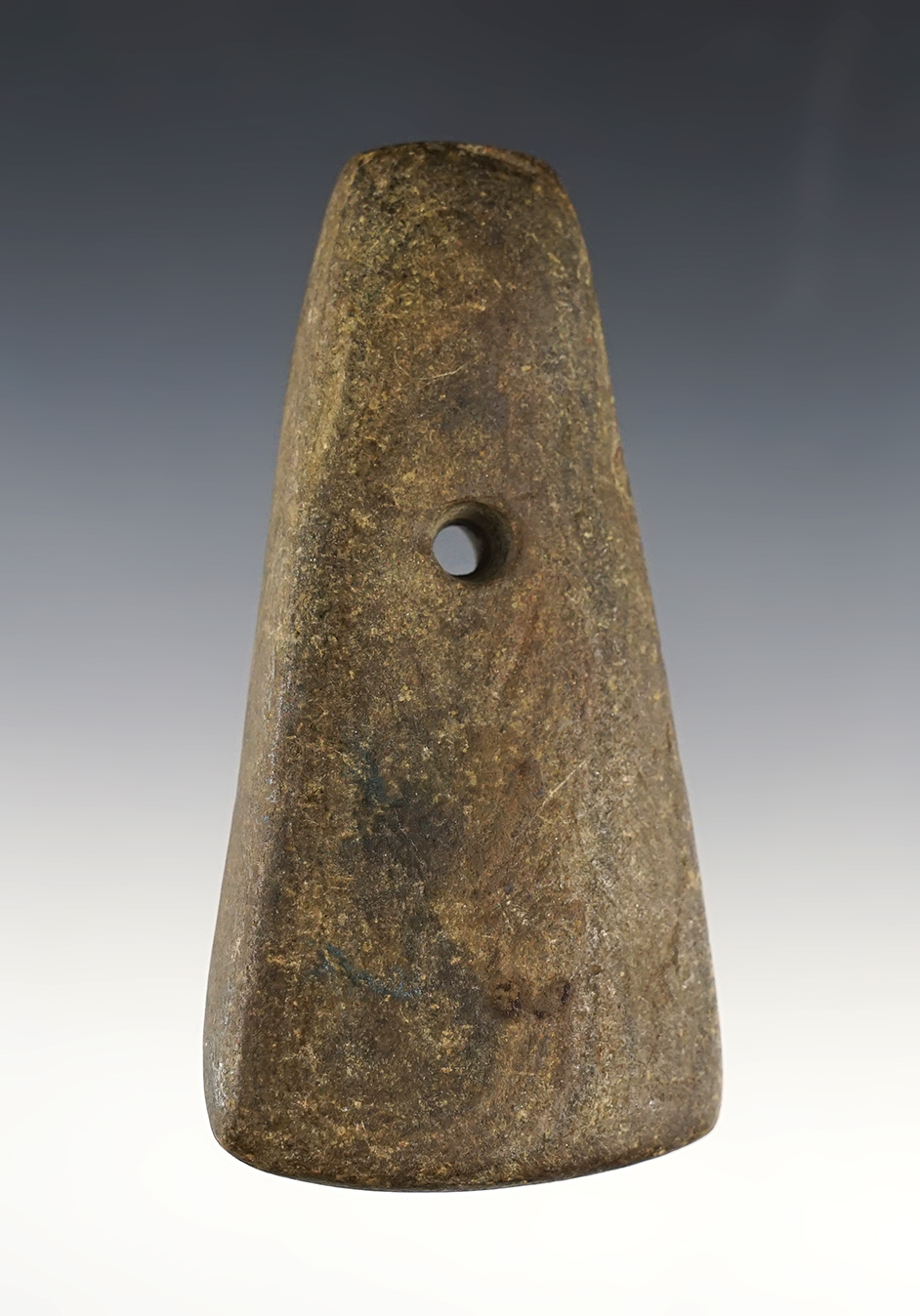 4" Adena Trapezoidal Pendant found in Ottawa Co., Ohio. Ex. Dave Root (#2778s)