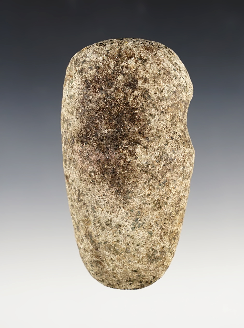 4" long 3/4 Grooved Hardstone Axe found in Defiance Co., Ohio. 