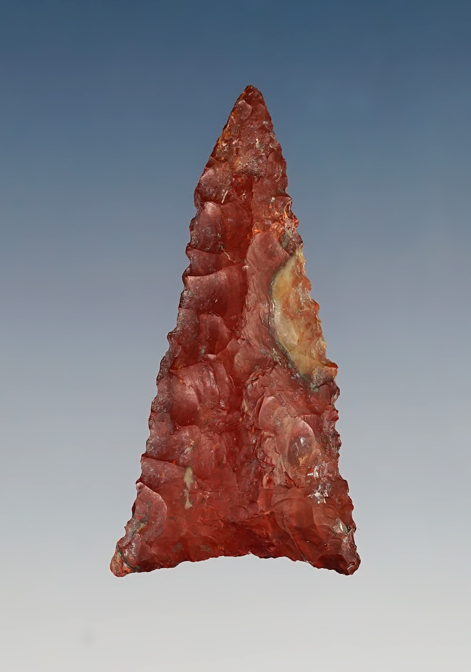 Unique color on this 1 7/16" Columbia River Triangular. Found in the 1950's by Norma Berg