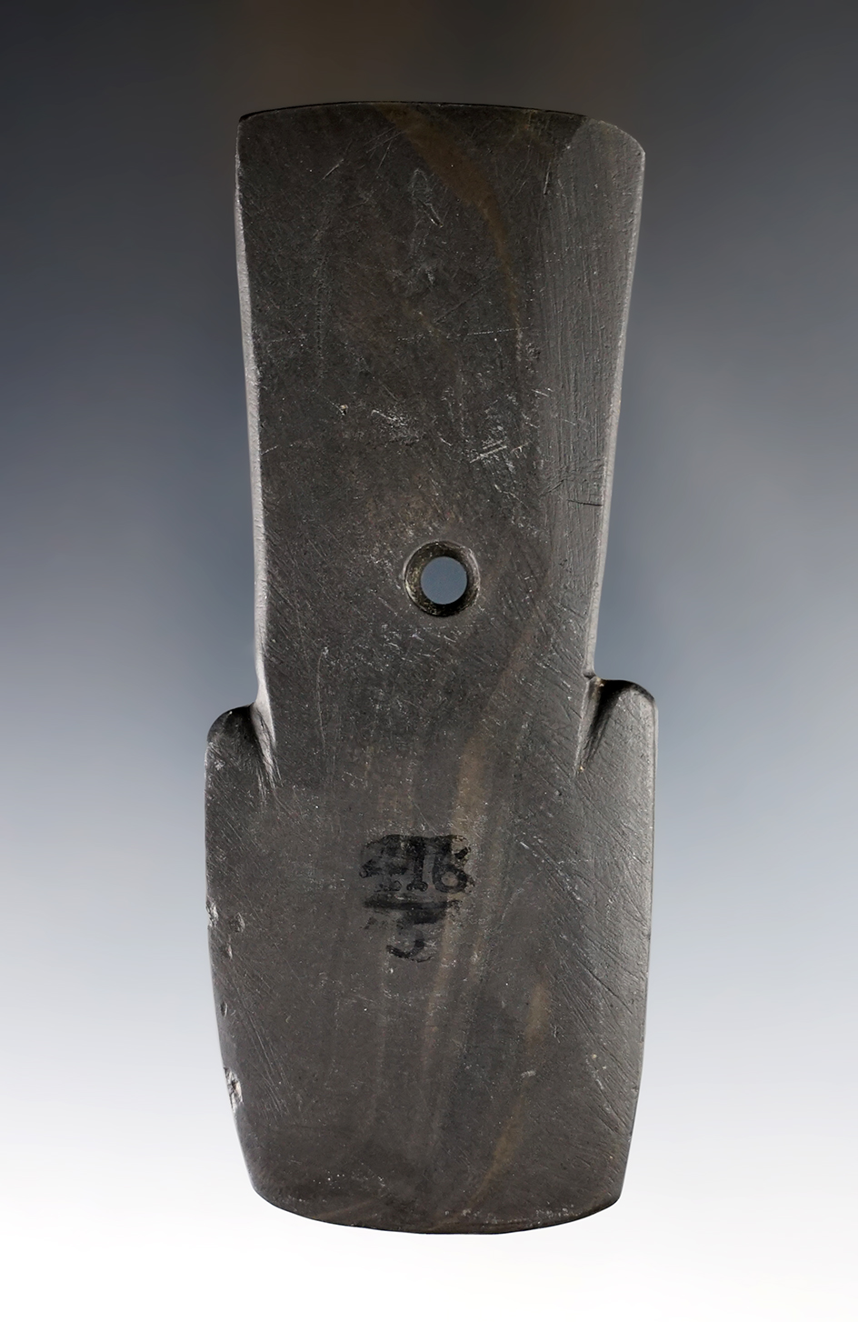 4 1/2" Hopewell Shovel Pendant found in Jackson Twp., Pickaway Co., Ohio. Pictured !