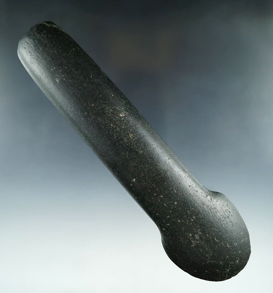 Very rare! 8 1/4" Ft. Ancient Spud made from Diorite. Nelson Twp., Portage Co., Ohio. Pictured.