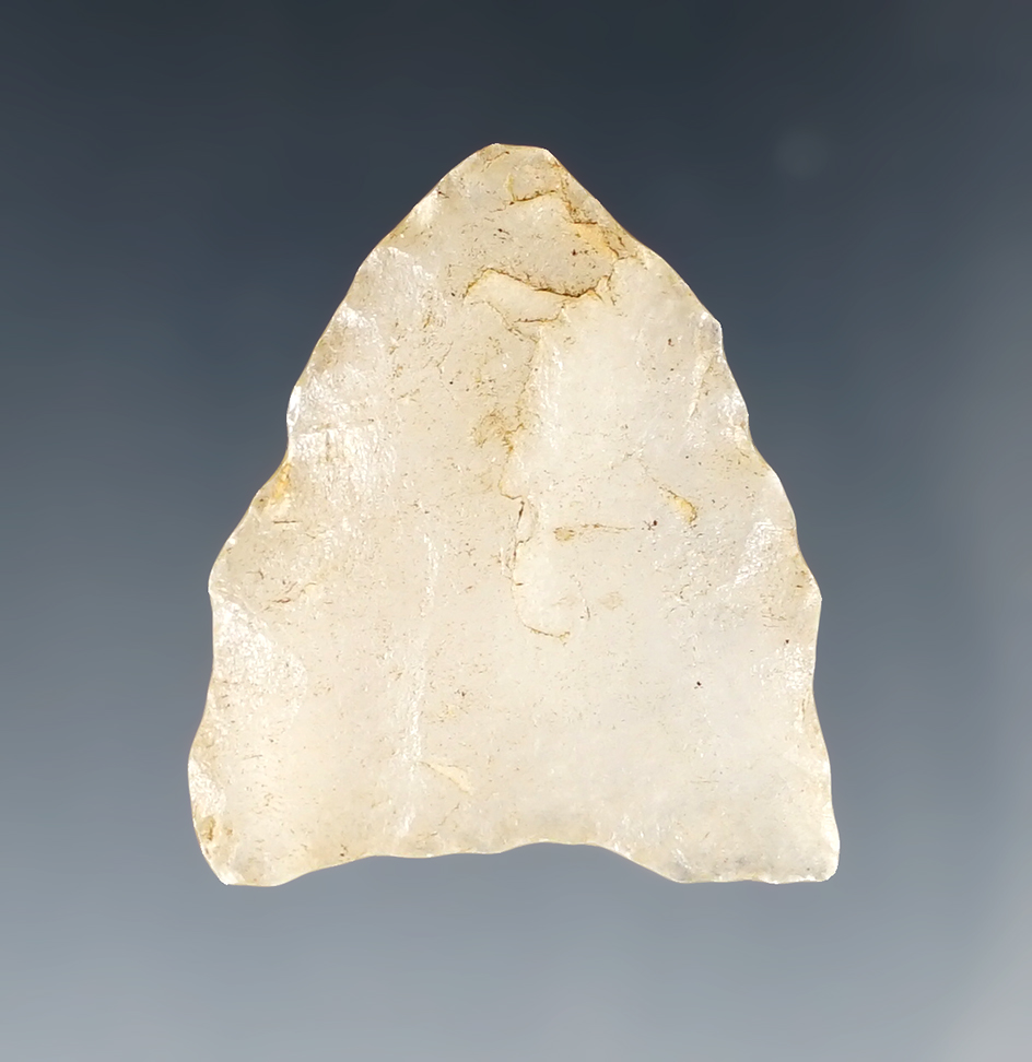 1 3/16" Transitional Paleo found in Rockbridge Co., Virginia.