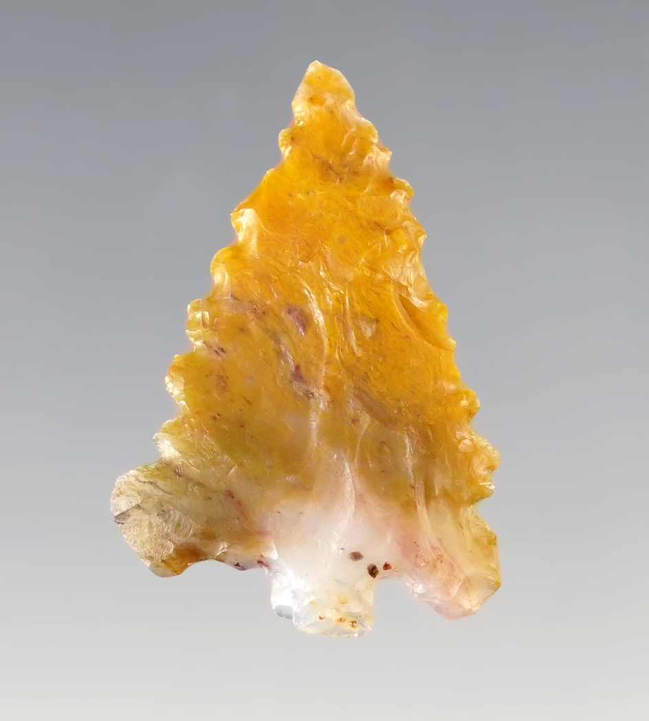 1 5/16" Point made from beautiful material. Found in Grand Co., Colorado.