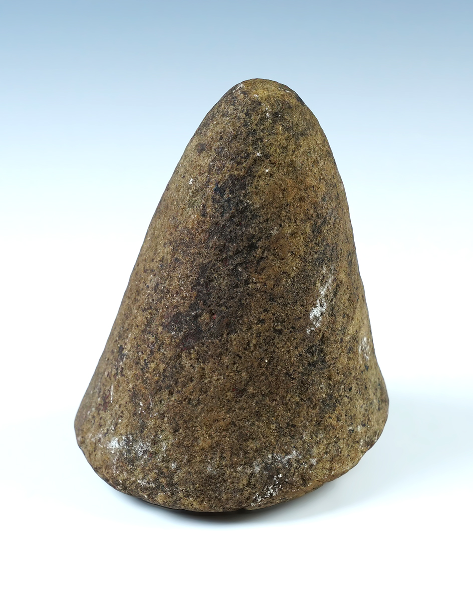 Beautiful 4 1/2" Pestle found in Hardin Co., Ohio. Ex. Dennis Link collection.