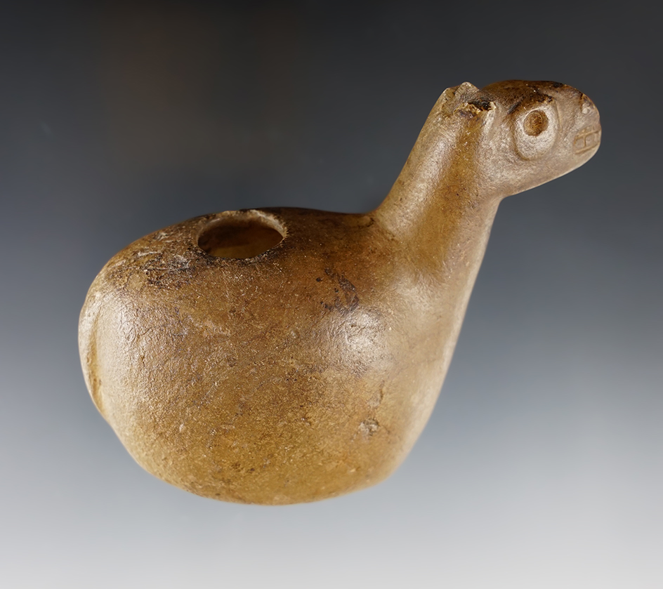 3 7/8" long x 3" tall llama Canopa recovered in Peru.