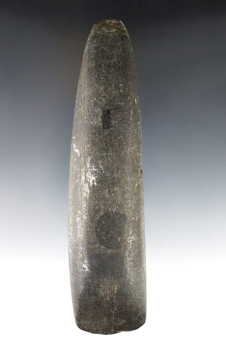 Nicely shaped 6 3/4" tapered Poll Adze found in Indiana.