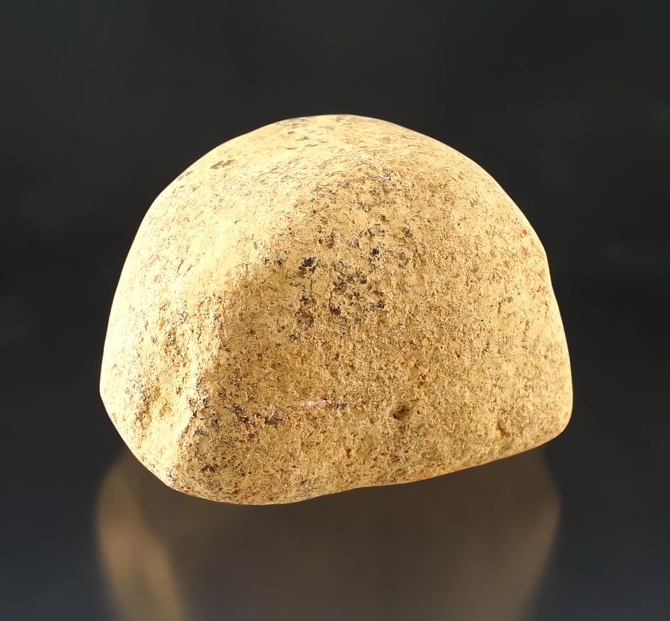 2" Sandstone Hemispheric Cone found in Kentucky.