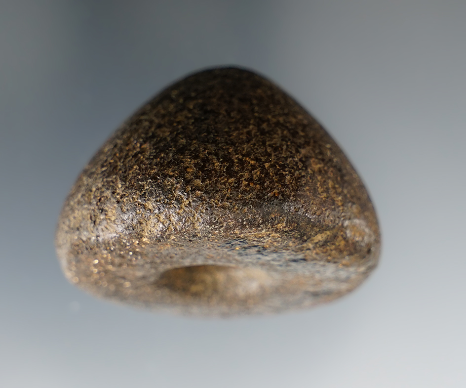 1 5/8" Cone with divoted bottom. Clermont Co., Ohio. Ex. Dr. Gordon Meuser (#1709/5) Collection.