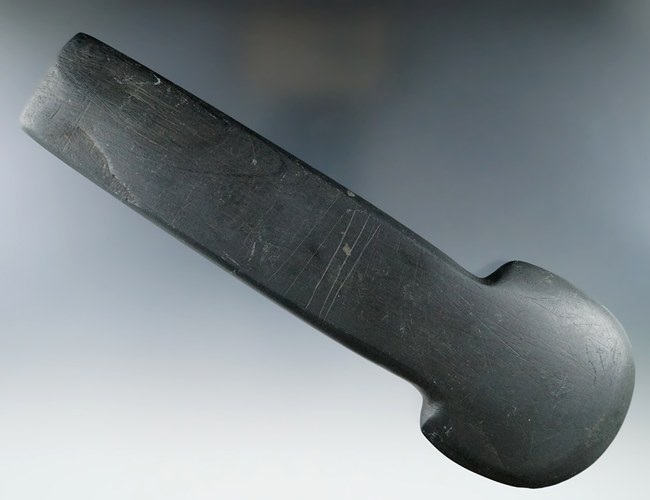 8 1/8" Ft. Ancient Engraved Spud found near Litchfield, Litchfield Twp., Medina Co., Ohio. Ex. Copel