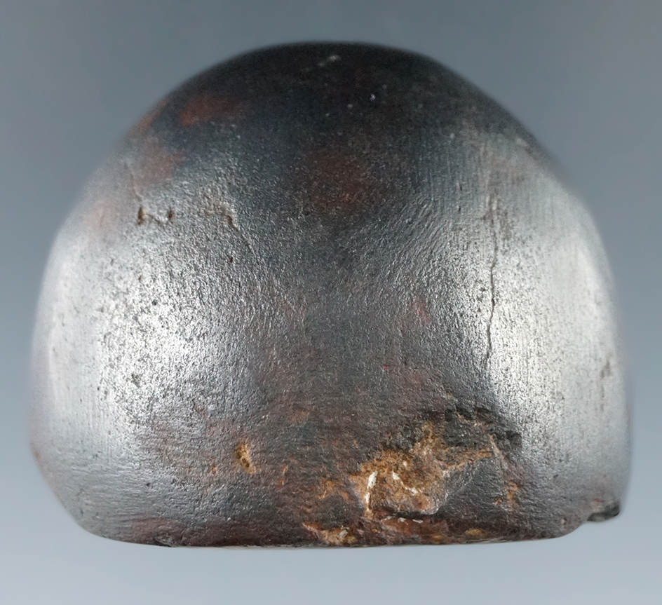 1 9/16" Diameter heavily patinated Hematite Cone found in Franklin Co., Ohio.